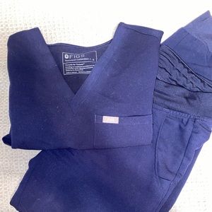 Figs dark blue set